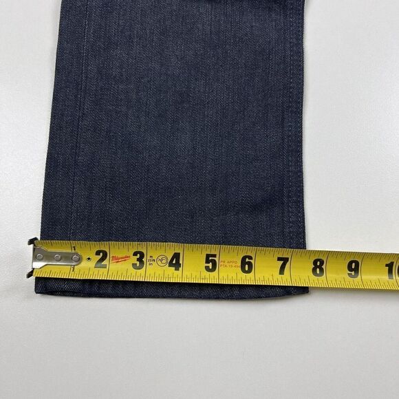 Diesel Mens Blue Denim Larkee Relaxed 0R8J4 Comfort Straight Jeans 26x30 $178 - Picture 4 of 12